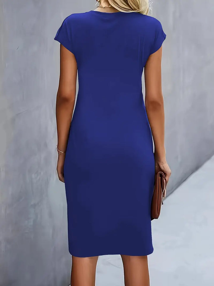 Katie | Women’s Classic Short Sleeve Bodycon Dress