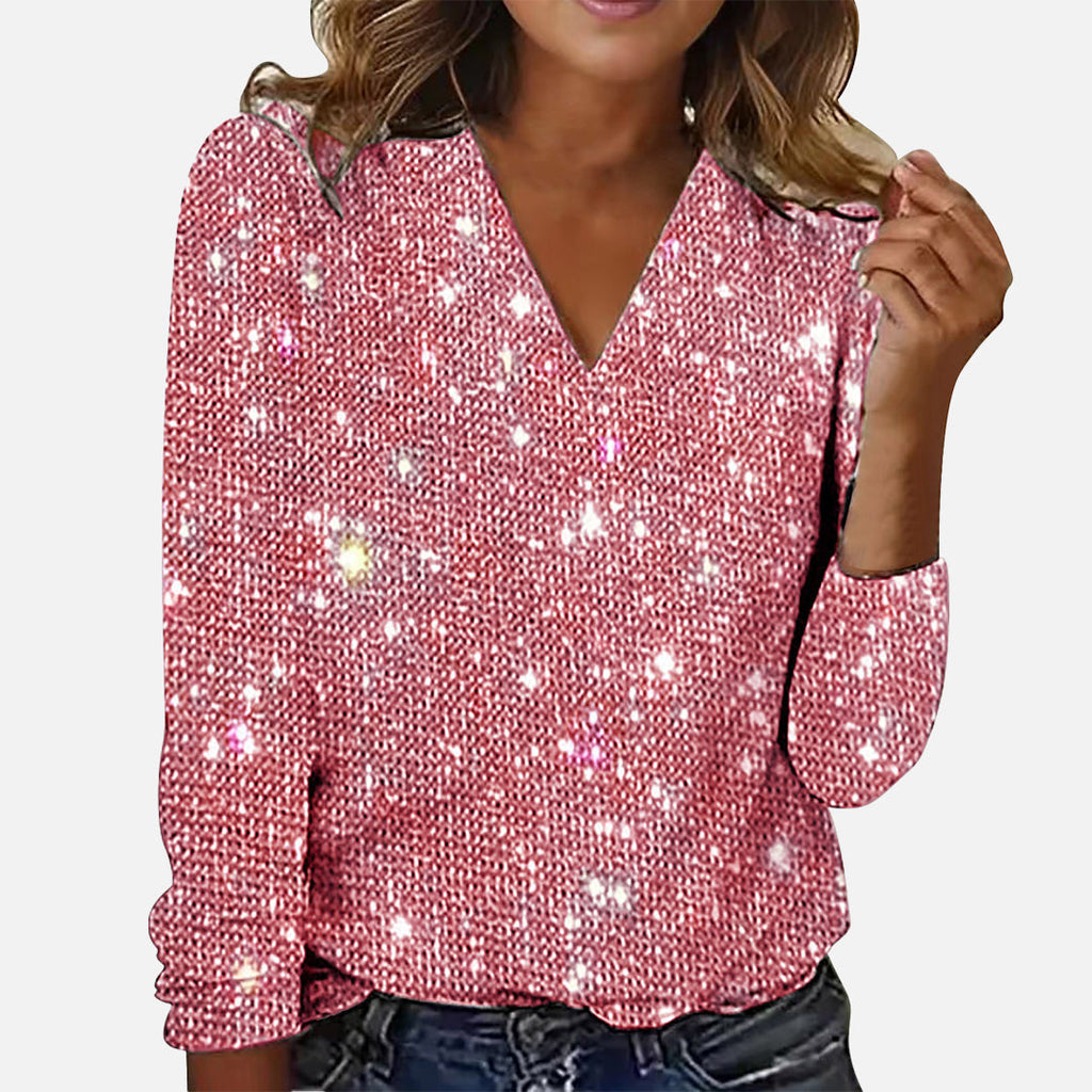 Jade™ - V-Neck Diamond Blouse