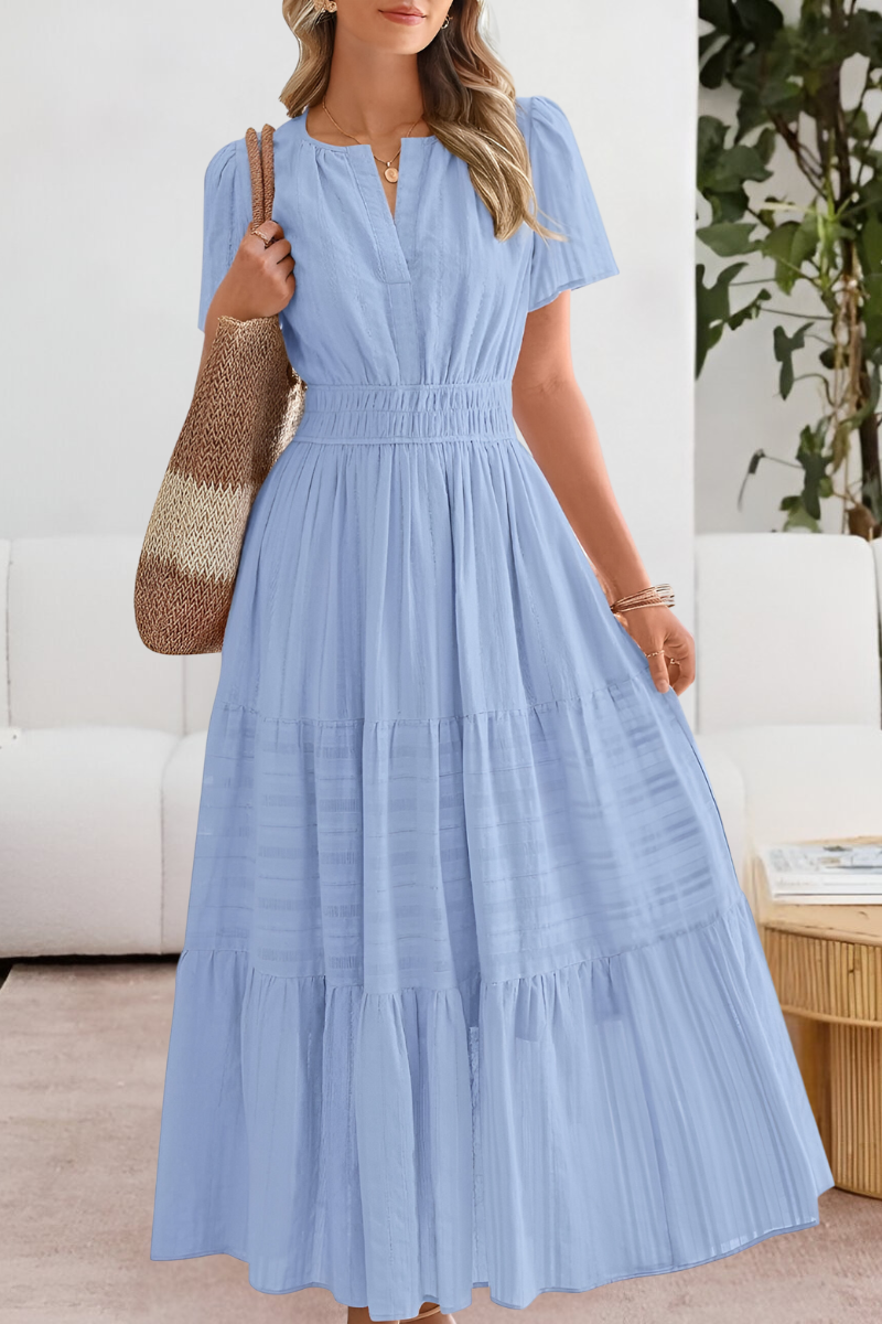 Adrianna | Boho Breeze Midi Dress