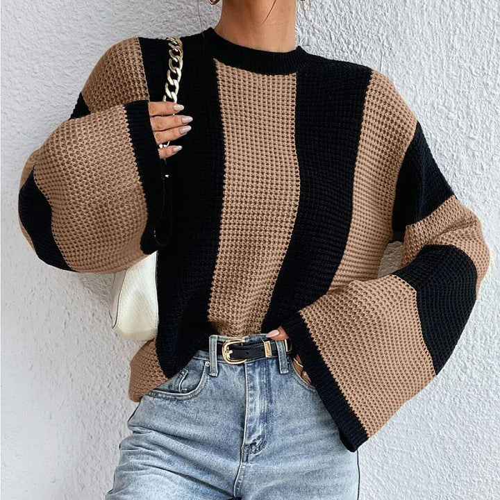 LYONA™ – Striped Knit Cardigan
