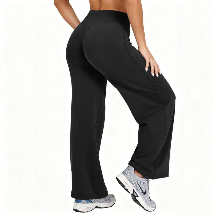 High Waist Wide Leg Yoga Pants Stretchy
