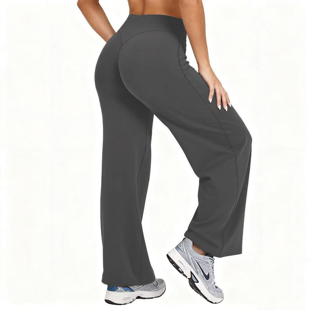 High Waist Wide Leg Yoga Pants Stretchy