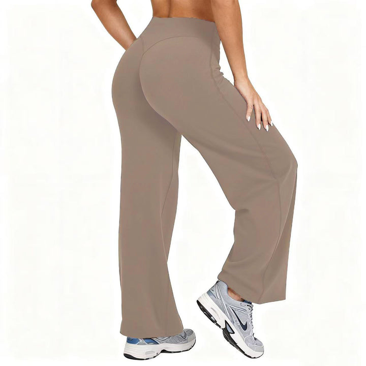 High Waist Wide Leg Yoga Pants Stretchy