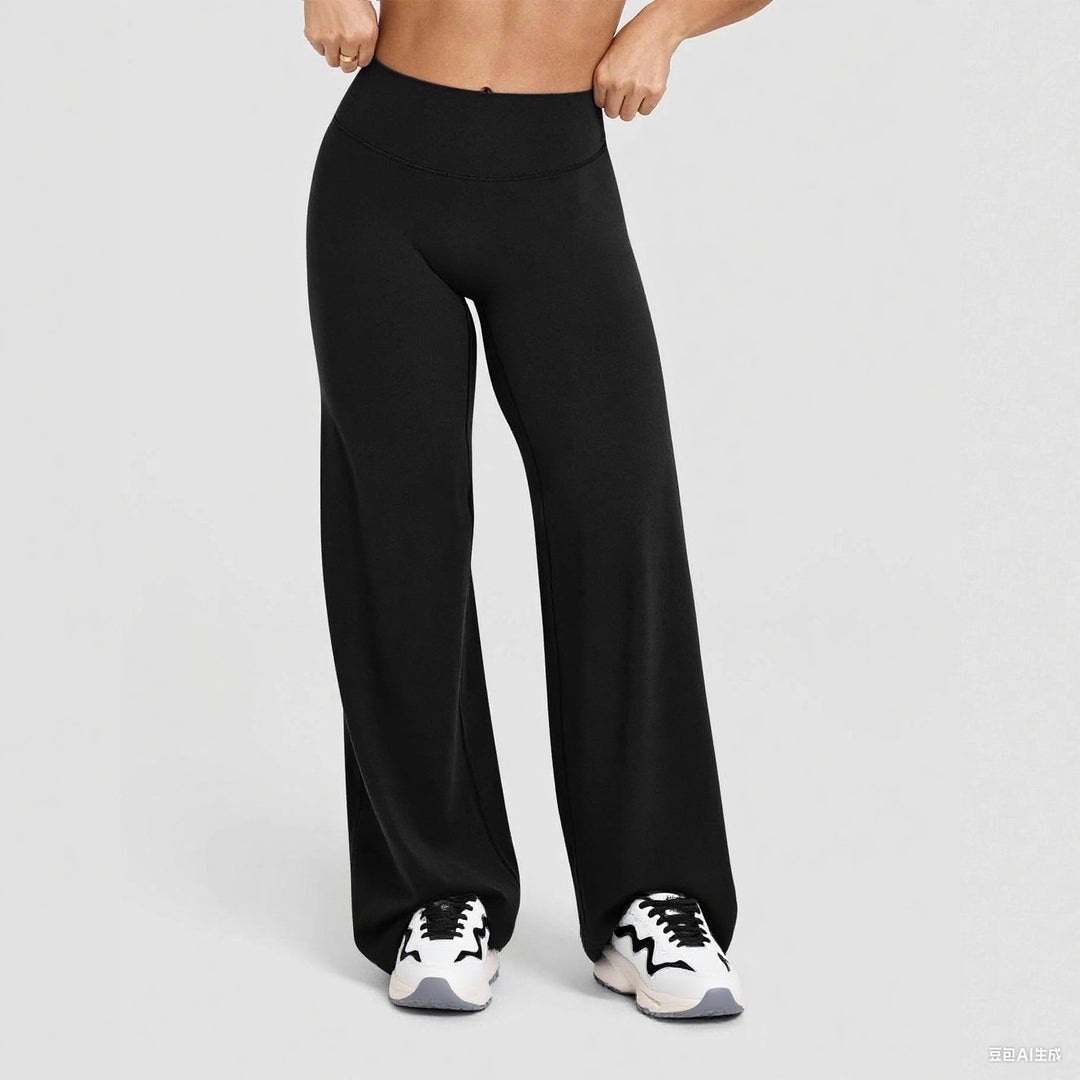 High Waist Wide Leg Yoga Pants Stretchy