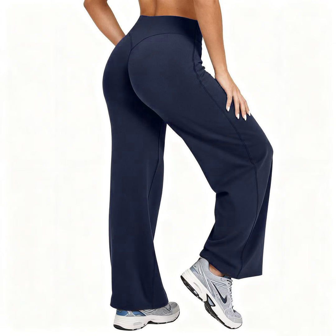 High Waist Wide Leg Yoga Pants Stretchy