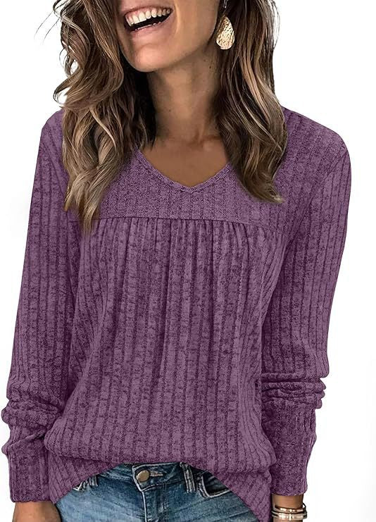 ARIEL™ – V-Neck Casual Top