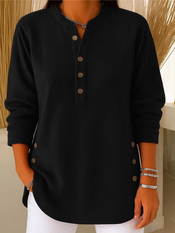 Livia – Jumper with Subtle Button Details
