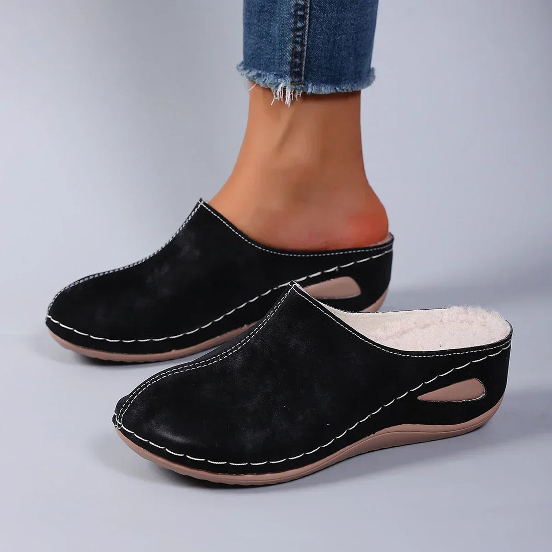 Orthopaedic Slip On Clogs Plush Comfortable Fit