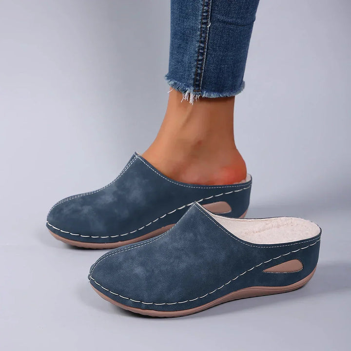 Orthopaedic Slip On Clogs Plush Comfortable Fit