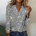 Jade™ - V-Neck Diamond Blouse